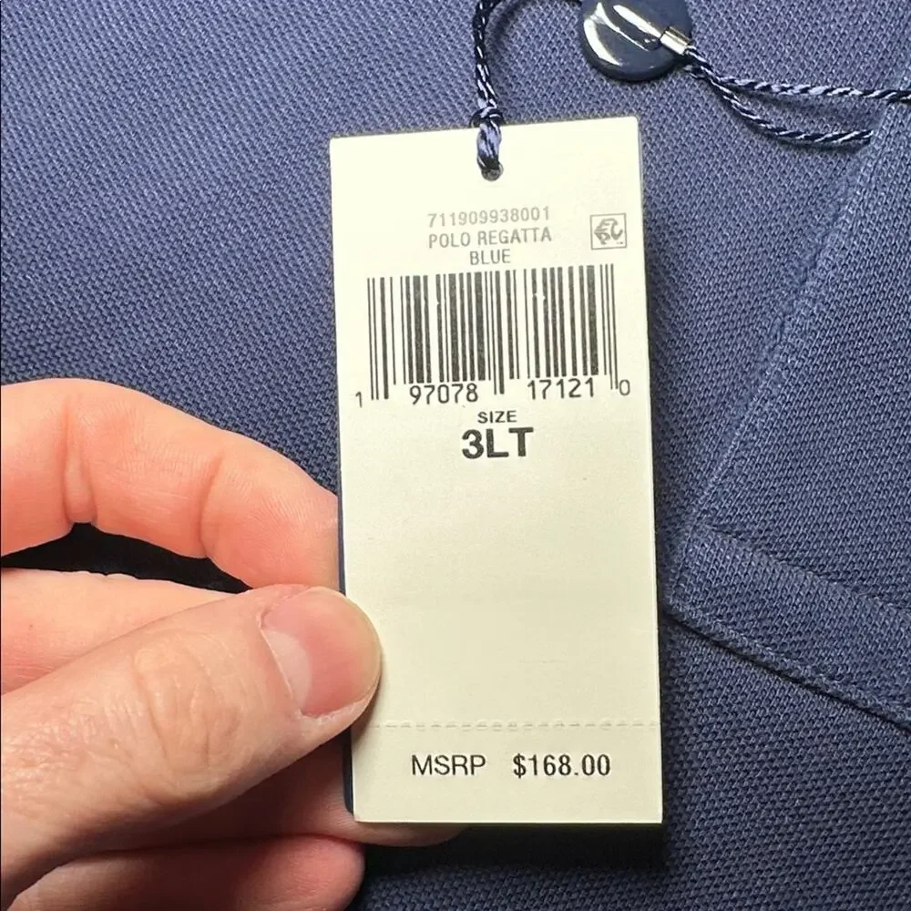 Polo by Ralph Lauren USRL Naval Regatta Knit Polo - 3XLT
